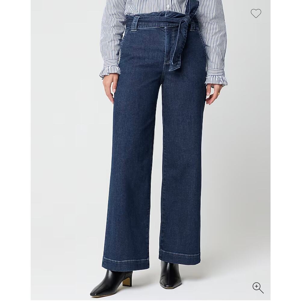 J Crew Factory High Rise Trouser Jeans 32W